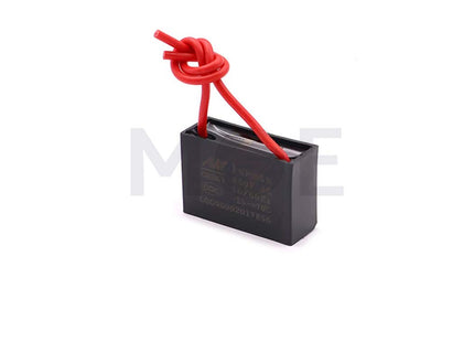 Fan Capacitor Black 1UF 450V | CBB61 بوبين مروحة بشريط
