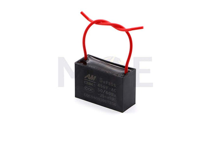 Fan Capacitor Black 5UF 450V | CBB61 بوبين مروحة بشريط