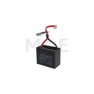Fan Capacitor Black 4UF 450V | CBB61 بوبين مروحة بشريط