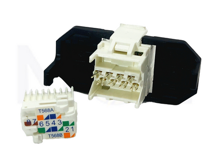 3M Cat6 RJ45 Network Keystone Jack Tools Less UTP | VOL-OCK6-U-W