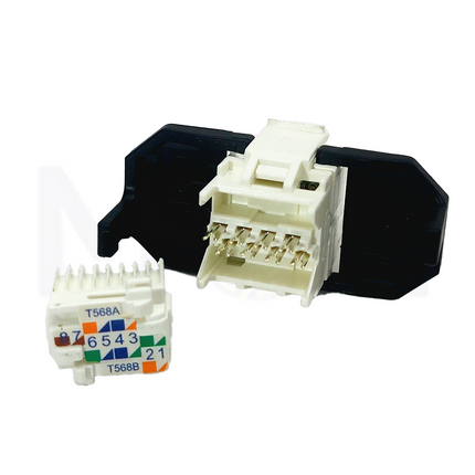 3M Cat6 RJ45 Network Keystone Jack Tools Less UTP | VOL-OCK6-U-W
