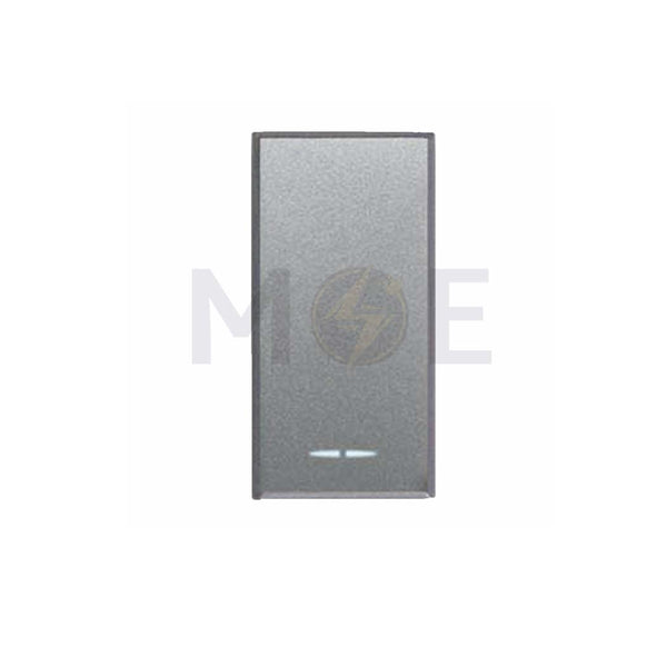 Ave SPA 1Way Switch Silver Matt 1P 16A | 443001