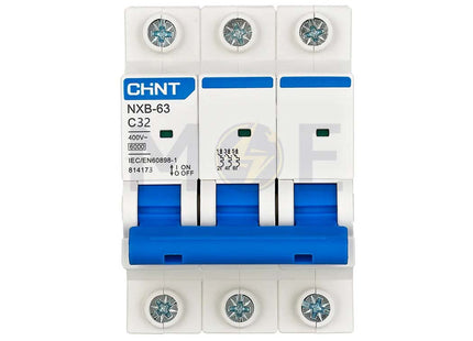 Chint MCB C (NXB-63) 6kA 3P 32A  813165