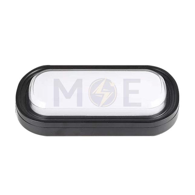 Classic Light Blaze LED Oval Light FixtureApplique WaterProof Black Daylight, Warmwhite, Coolwhite 26.7x13.65x4.4cm 24W ابليك حائط مطري بيضاوي لد اسود دايلايت، ورم وايت، كول وايت