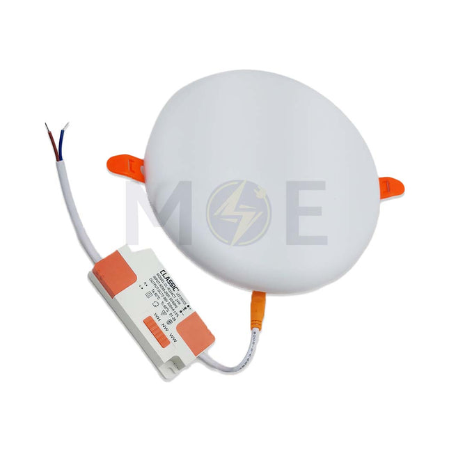 Classic Light Lyra LED DownLight/Panel Light White Flush FrameLess Adjustable Circular Spot Daylight, Warmwhite, Coolwhite 14cm 24W | CL-R324CT-CCT