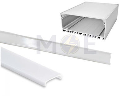 Classic light Diffuser / Cover for 6114 LED Aluminum Profile Milky 20mm | 6114 CVR
