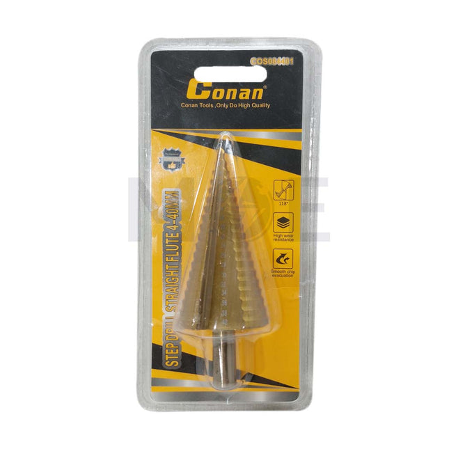 Conan Hss Metal Titanium Step Drill Bit 4-40mm | COS084401