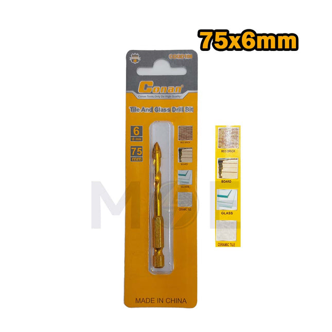 Conan Tile & Glass Drill Bit 75x6mm | COGD106