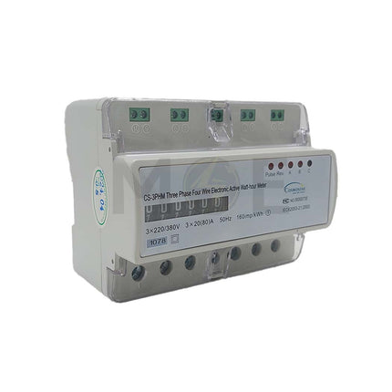 Cosmostar Three Phase Energy Meter KwH 220V AC 50/60Hz 80A 7Mod. | CS-3PHM