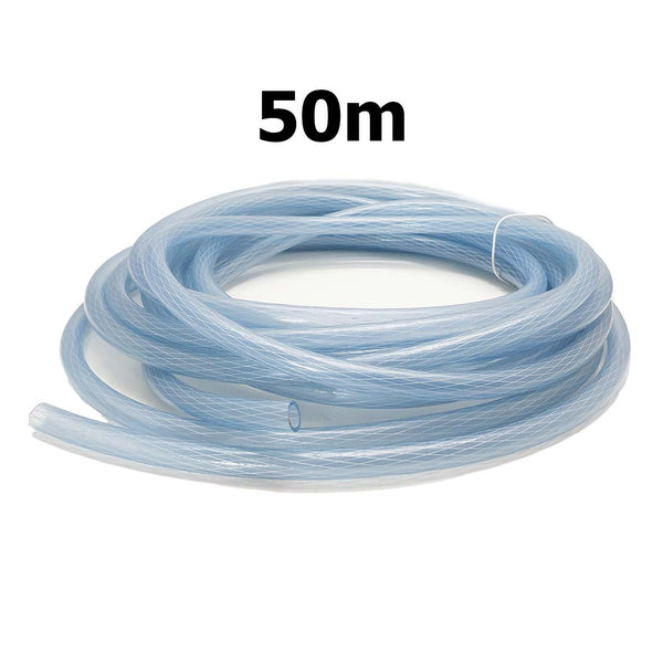 EquiPlast Clear Reinforced PVC Hose / Pipe 0.5 inch