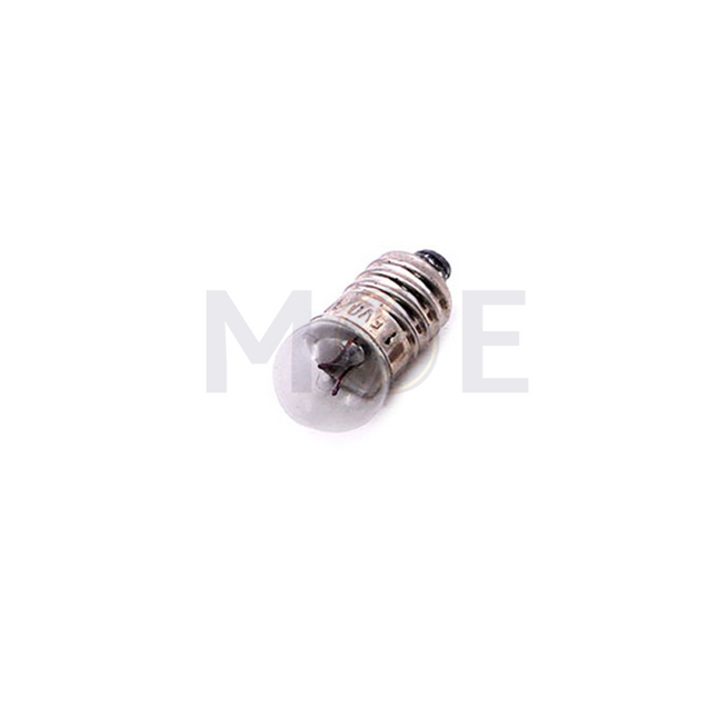Flashlight Filament Incandescent Lamp Screw E10 1.5V 0.3A لمبة انتريك عادي برم