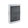 GFC IP40 Plastic Surface Distribution Board Smoked Door (293x450x100mm) 3Rx12mod. 36module | MD9312
