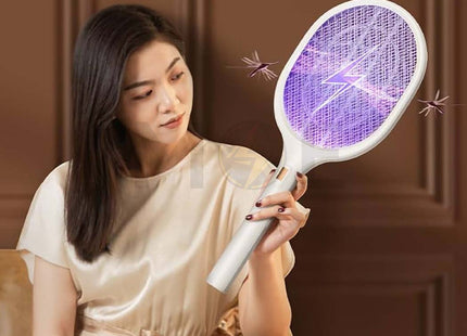 Gecko Electric Zapper Racket Mosquito Insect Killer + Light USB Type-C Charge | LTD-638