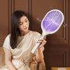 Gecko Electric Zapper Racket Mosquito Insect Killer + Light USB Type-C Charge | LTD-638