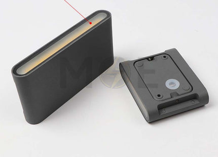 Goldenlight IP65 COB LED Outdoor UP & Down Wall Light Dark gray Warmwhite 17x9cm 12W | JLW1710S-12W