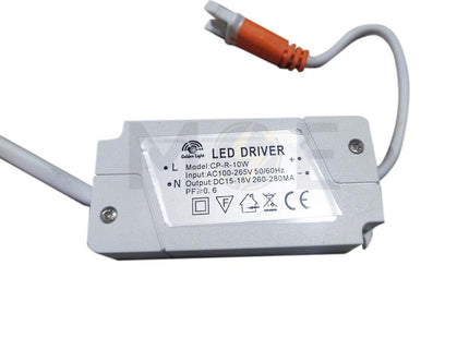Goldenlight LED Driver for Spot AC 100-265V DC 15-18V 260mA-280mA 10W ترانس لد سبوت