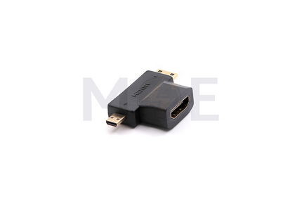 HDMI Adapter Female (Type A) to mini HDMI (Type C) & micro HDMI (Type D)