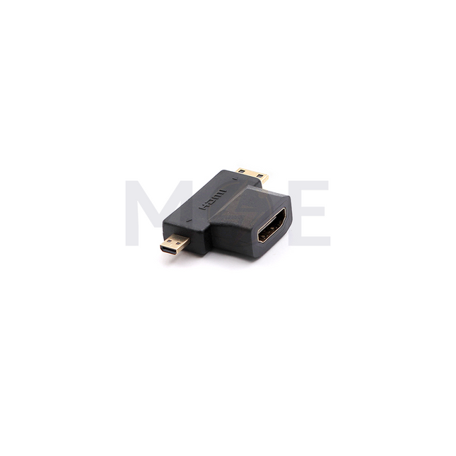 HDMI Adapter Female (Type A) to mini HDMI (Type C) & micro HDMI (Type D)