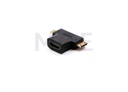 HDMI Adapter Female (Type A) to mini HDMI (Type C) & micro HDMI (Type D)