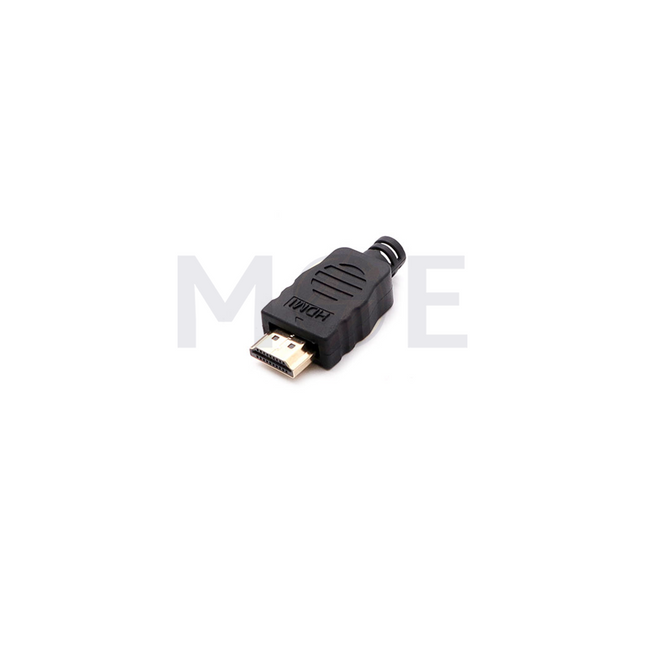 HDMI Connector Plug Male 19-Pin Cable Mount Kit Gold 28AWG | VC-009G