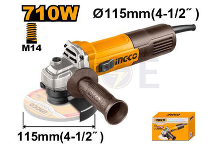 INGCO Angle Grinder 710W | AG7118 صاروخ قص وجلخ