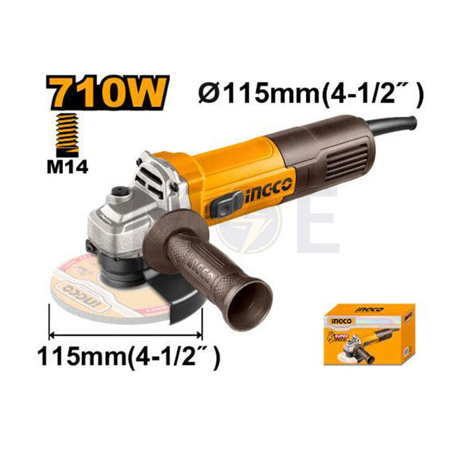 INGCO Angle Grinder 710W | AG7118 صاروخ قص وجلخ