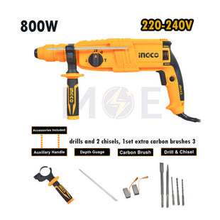 INGCO Rotary Hammer SDS with Box 800W | RGH9028