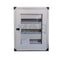 Indoasian Metal Flush Distribution Board Transparent Door (593x447x100mm) 3Rx16mod. 48mod. تابلو حديد مخفي غطا شفاف