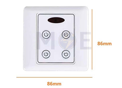 King Yita Exhibition Room Infrared Digital Wall Switch 4-Way 220V 