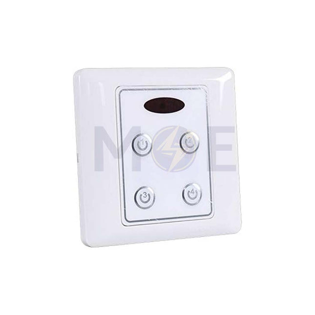 King Yita Exhibition Room Infrared Digital Wall Switch 4-Way 220V ريموت كنترول حائط اضاءة