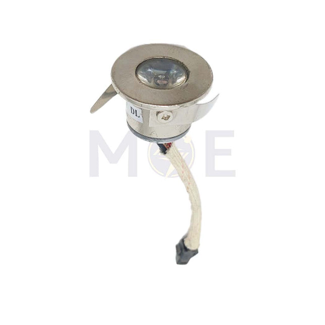 Lotus LED Pin Downlight/ Panel Light Chrome Ceiling Flush Mounted Circular Daylight 2.5cm 1W