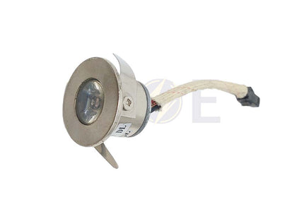 Lotus LED Pin Downlight/ Panel Light Chrome Ceiling Flush Mounted Circular Daylight 2.5cm 1W