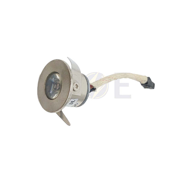 Lotus LED Pin Downlight/ Panel Light Chrome Ceiling Flush Mounted Circular Daylight 2.5cm 1W