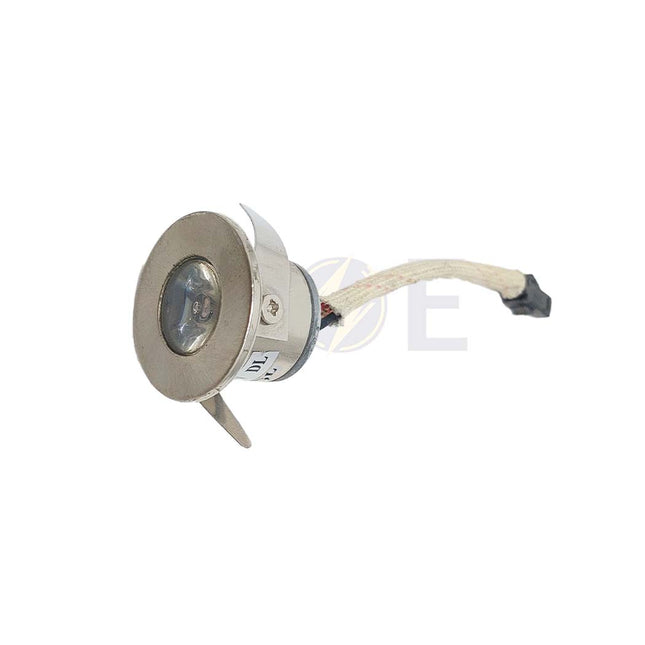 Lotus LED Pin Downlight/ Panel Light Chrome Ceiling Flush Mounted Circular Daylight 2.5cm 1W