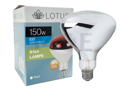 Lotus R125 Incandescent Lamp Reflector Transparent E27 150W