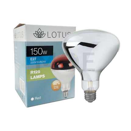 Lotus R125 Incandescent Lamp Reflector Transparent E27 150W