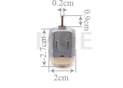 Mini DC Motor Toy 3V 20x15x27mm موتور تيار لعبة