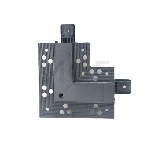 Onlex Trimless Recessed Magnetic Track Light Rail Black Corner L-Connector 50x60x25mm | LX-262E