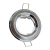 Orient Downlight Spotlight Frame Chrome Nickel Recessed Fix Circular With Pyramid Glass MR16 6cm سبوت فارغ مدور مخفي مع زجاجة هرم فضيكروم على كرومنيكل ثابت