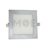 Orient LED Downlight/ Panel Light Silver Matt Ceiling Flush Mounted Square Daylight 15.5cm 12W