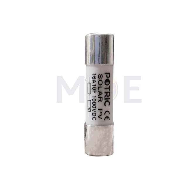 Potric Ceramic Tube Fuse 10x38mm 16A 1000V DC gPV فيوز بورسلين