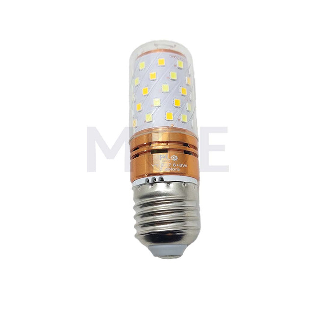 PowerLux LED Lamp Stick Three Colors Daylight, Warmwhite or (Daylight+Warmwhite) E14 12W 6+6W | YY-9003