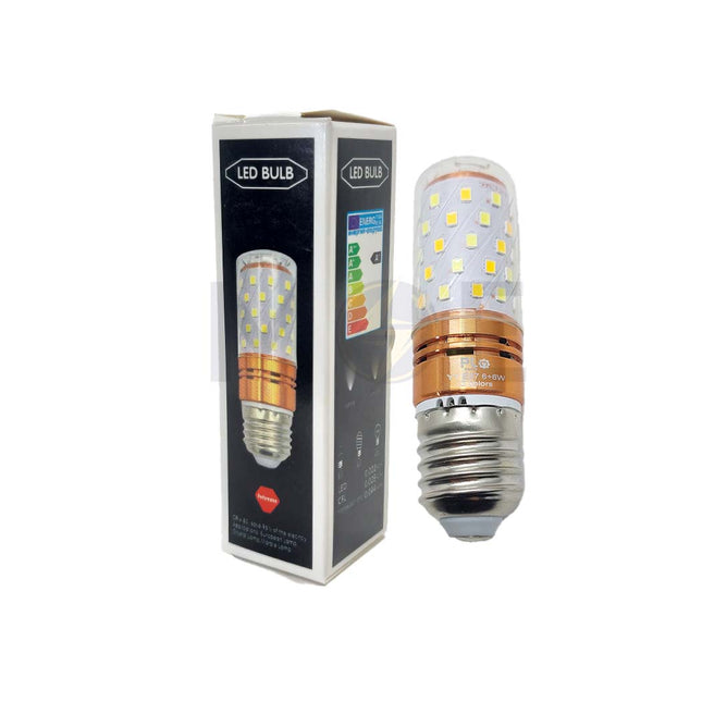 PowerLux LED Lamp Stick Three Colors Daylight, Warmwhite or (Daylight+Warmwhite) E14 12W 6+6W | YY-9003