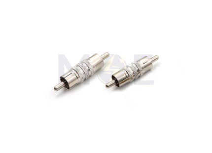 RCA Male-Male Audio Video Coupler Adapter قطع وصل دكر دكر