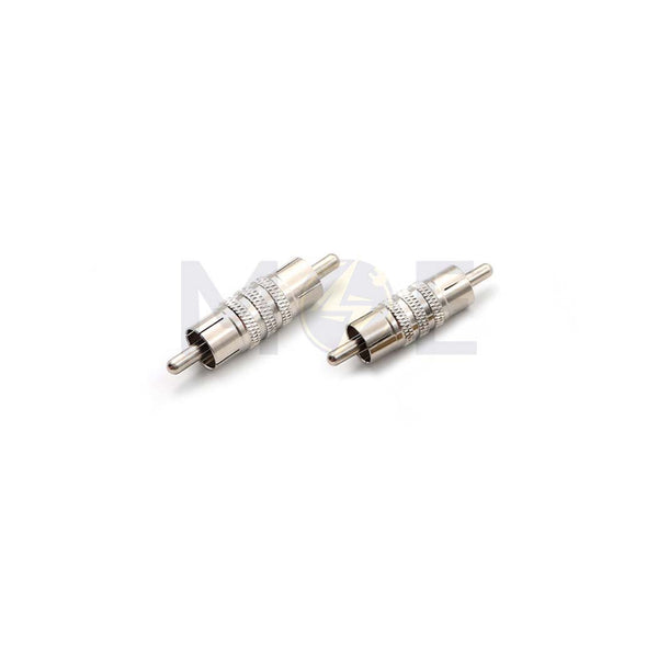 RCA Male-Male Audio Video Coupler Adapter قطع وصل دكر دكر