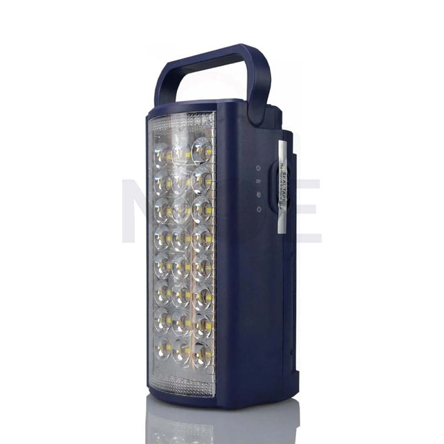 Rechargable LED Lantern USB Output Blue 24LED بلاطة لد تشريج ازرق