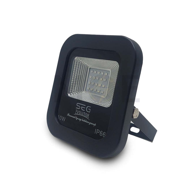 SEG IP66 LED Black Floodlight SMD Blue 10W