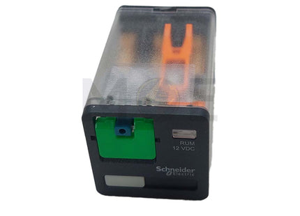Schneider ZELIO Universal Relay (Cylindrical)+Local Test Button-LED 3CO 10A 11Pin 12V DC | RUMC31JD