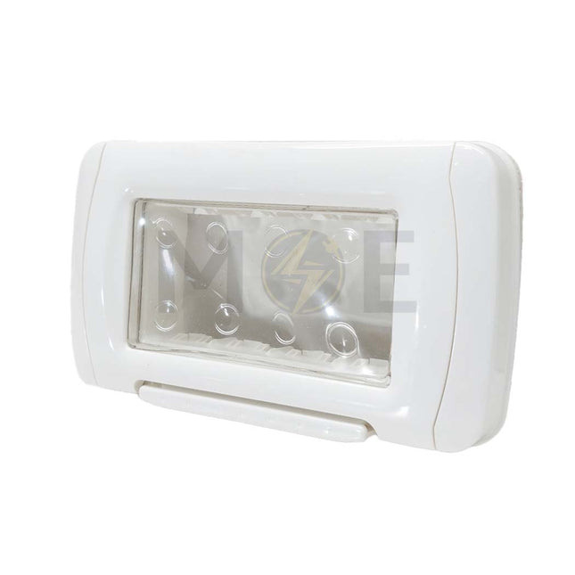 System Gewiss Splashproof Waterproof Cover Plate White 4Mod.