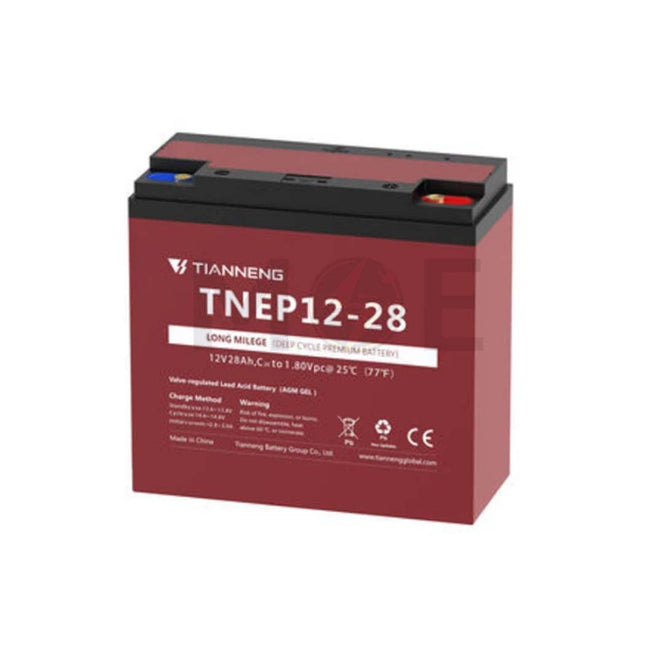 Tianneng Sealed Lead acid AGM Gel Deep Cycle Battery 12V 28Ah | TNEP12-28
